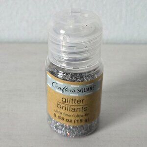 NEW Crafter's Square - Glitter - Ultra Fine - Silver - 15 Grams
